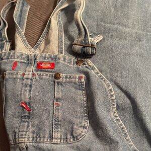 Dickies Light Blue Denim Overalls